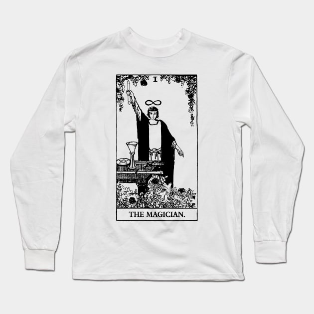 THE MAGICIAN Long Sleeve T-Shirt by TheCosmicTradingPost